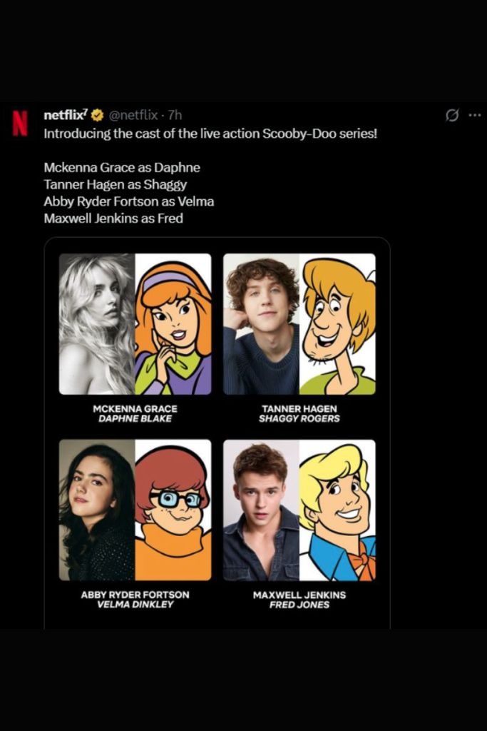 Netflix locks in the main cast for Scooby-Doo live action