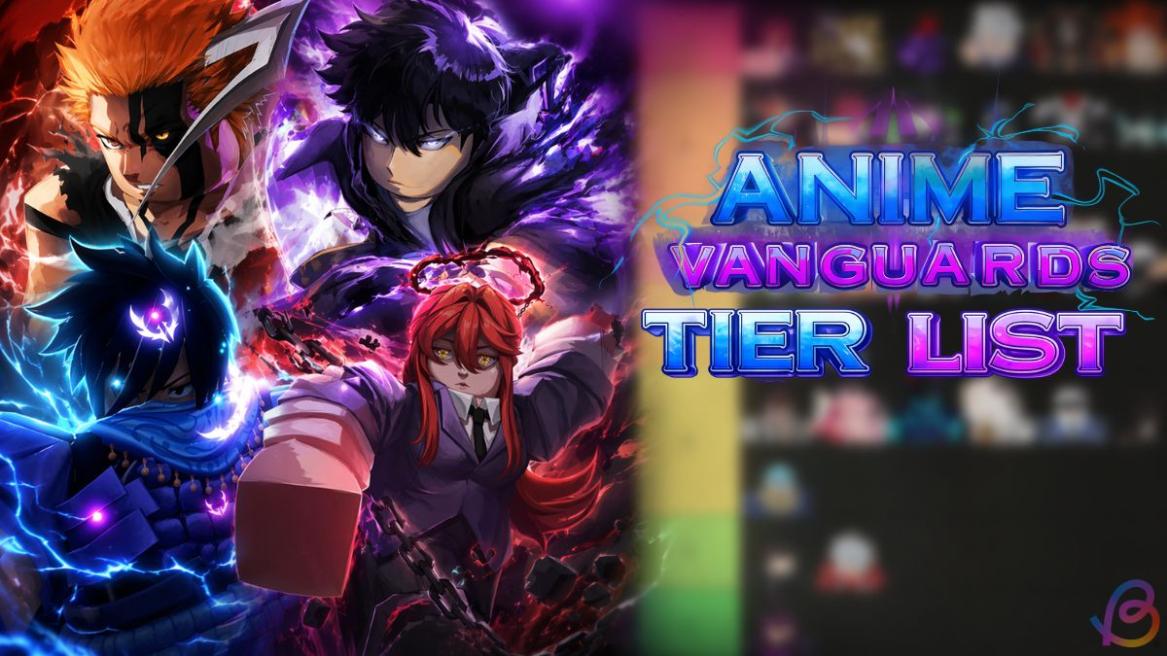 Anime Vanguards tier list with SS tier units