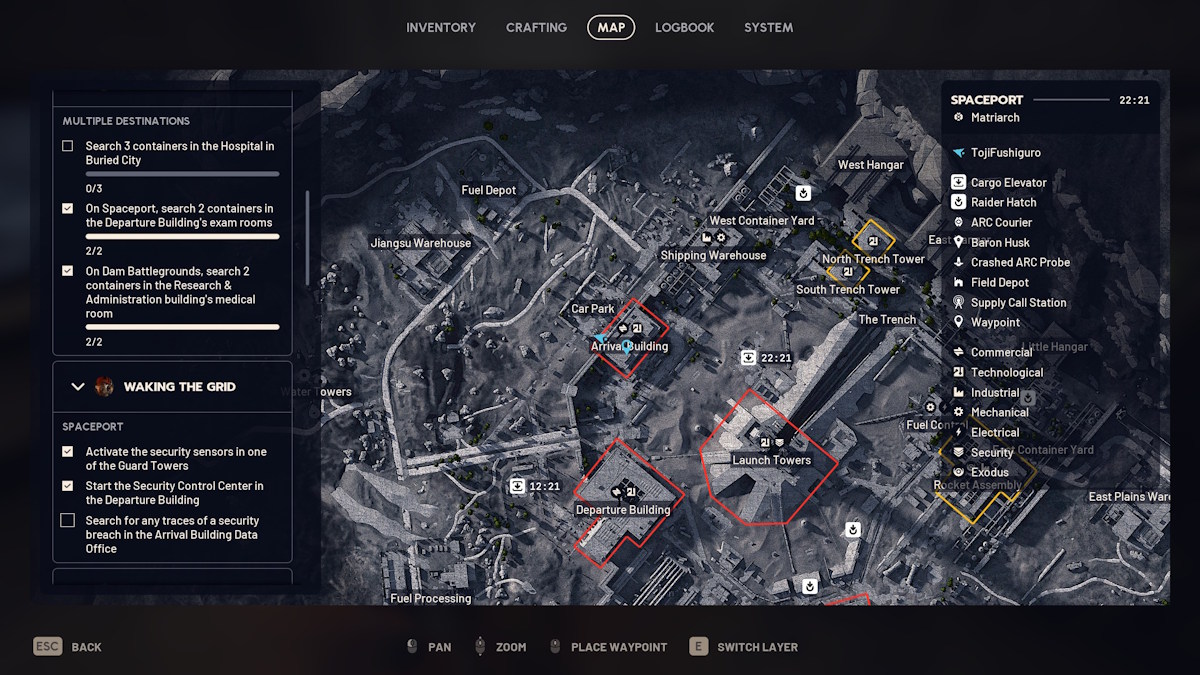 Edificio de llegada en Arc Raiders