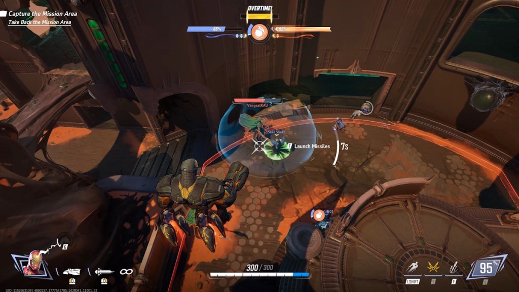 Attacking Loki in Marvel Rivals