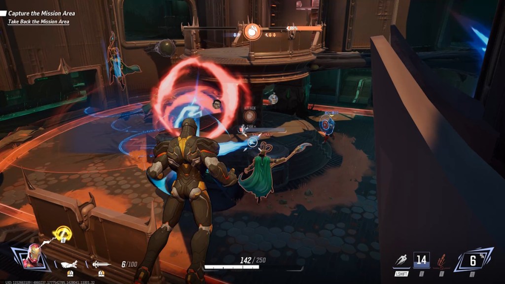 Avoiding Illusion Bombardment and continuing to deal damage to Loki in Marvel Rivals