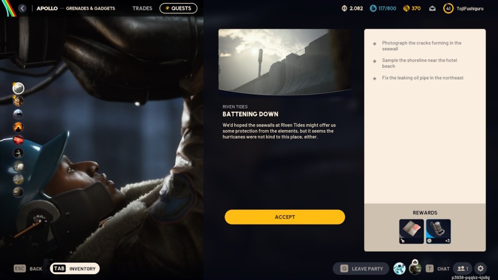 Battening Down quest in Arc Raiders