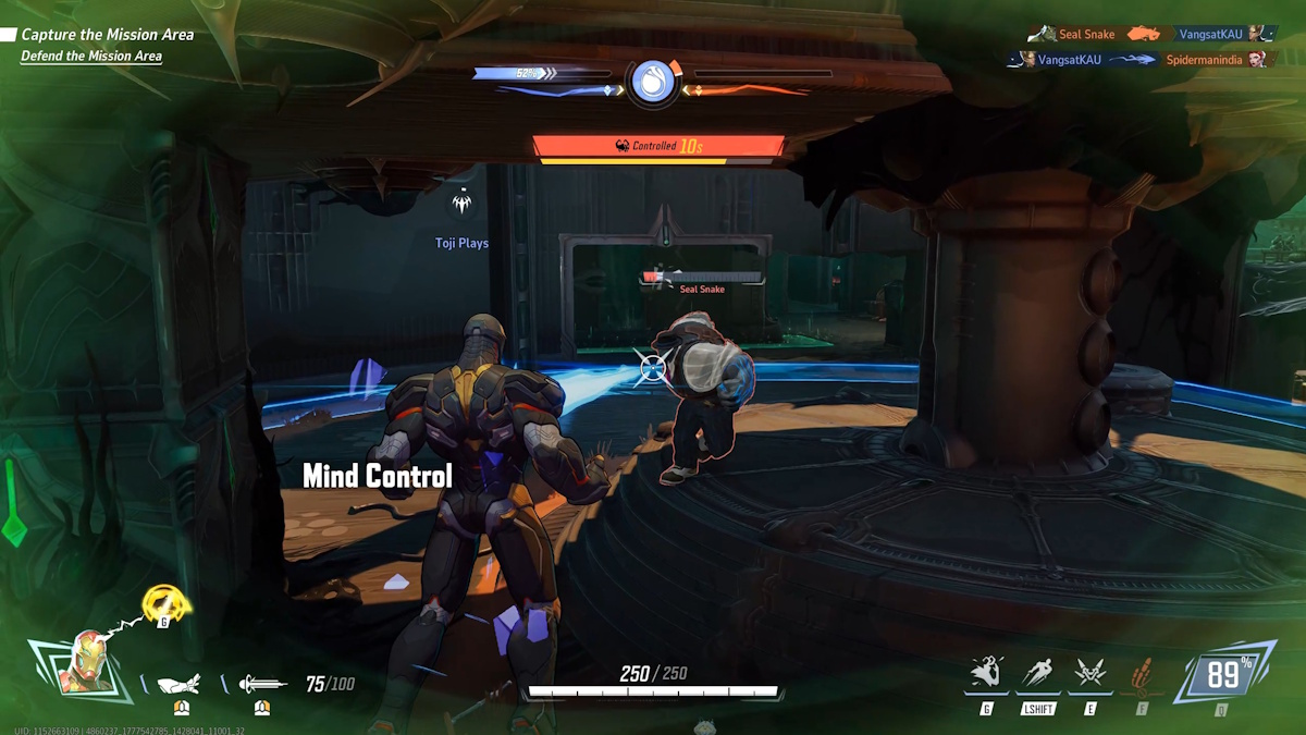 Ser controlado mentalmente por Loki en Marvel Rivals