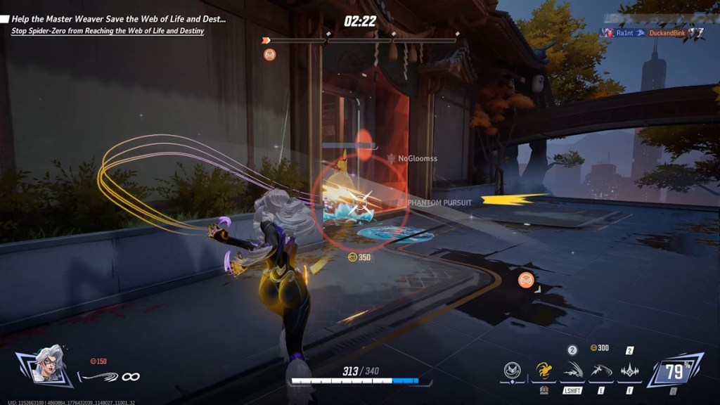 Black Cat's Claw Whip Attack in Marvel Rivals