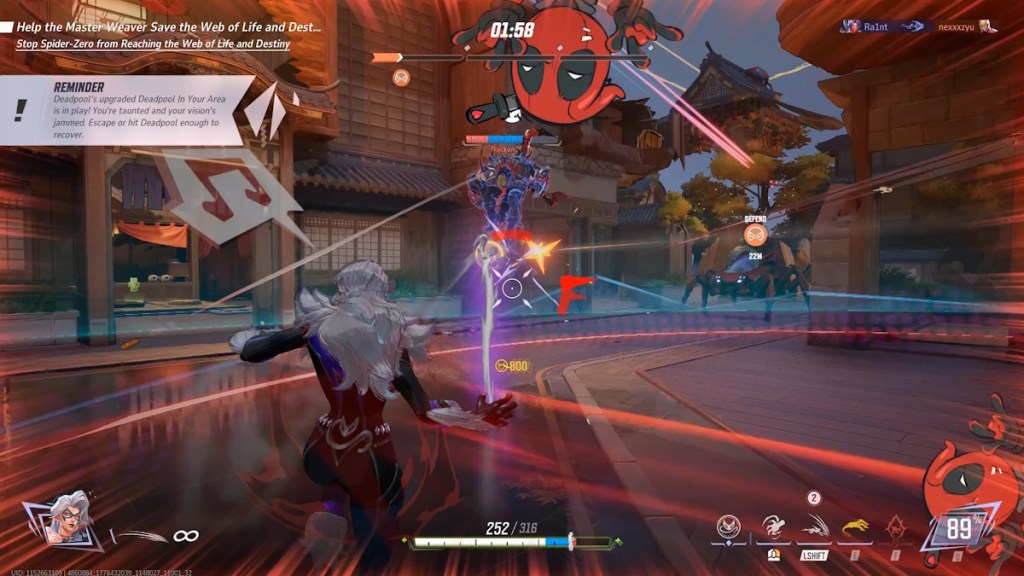 Black Cat's Grappling Hook attack in Marvel Rivals