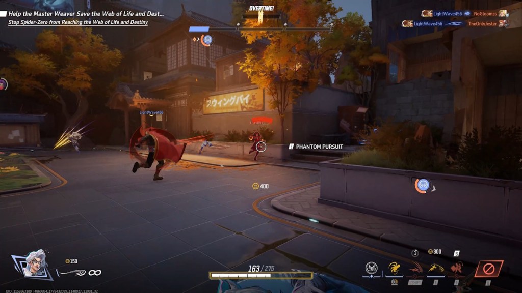 Black Cat's Phantom Pursuit attack in Marvel Rivals