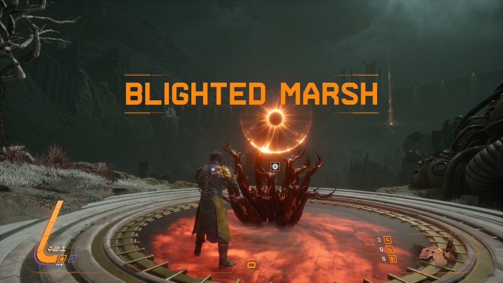 Blighted Marsh Biome in Saros