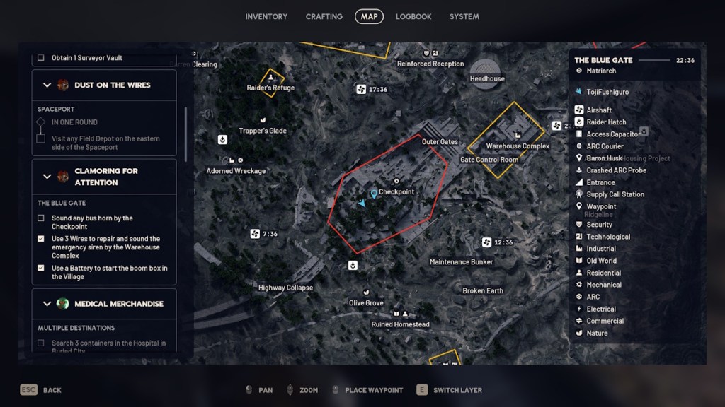 Bus location in Checkpoint area in Arc Raiders