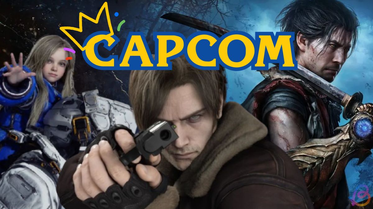 Capcom characters with the logo and a crown for 2026 wins