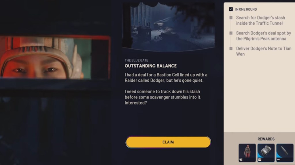 Deliver the Dodger's Note to Tiana Wen