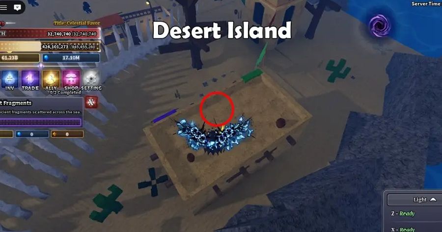 Desert Island fragment 2