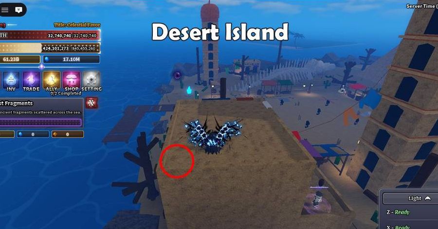 Desert Island fragment
