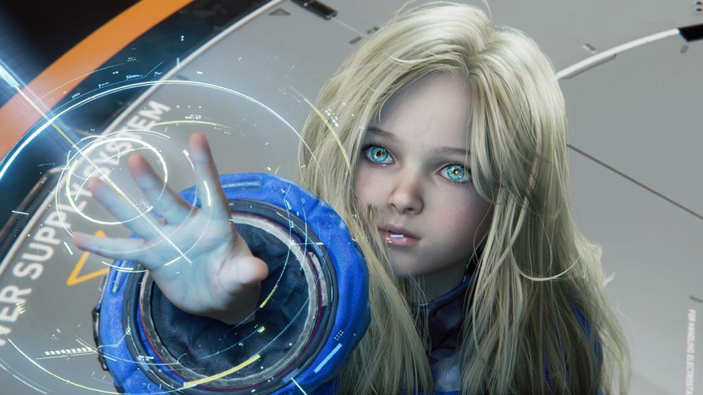 Diana in Pragmata hacking