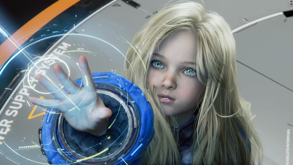 Diana in Pragmata hacking