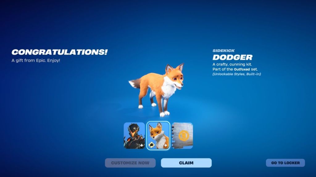 Dodger Fortnite Sidekick Free