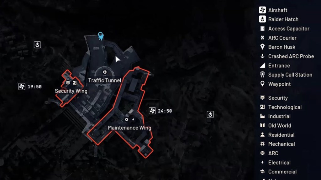 Dodger's cache location in Arc Raiders