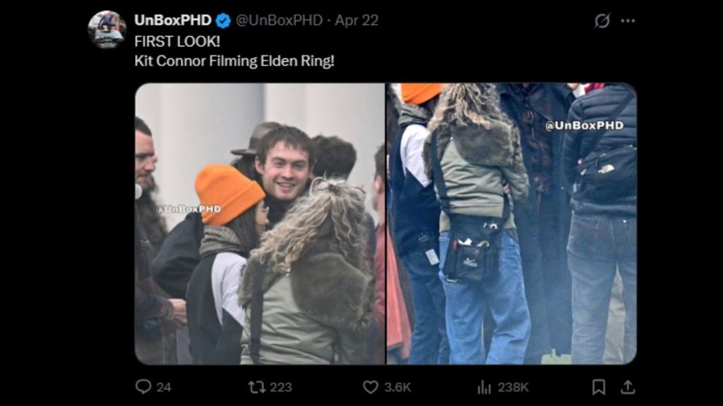 Elden Ring Movie Set Photos Kit Connor