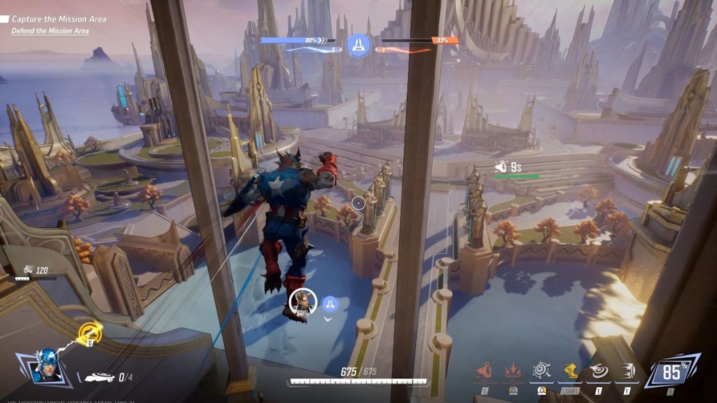 Falling off cliff by taking control of a hero in Marvel Rivals