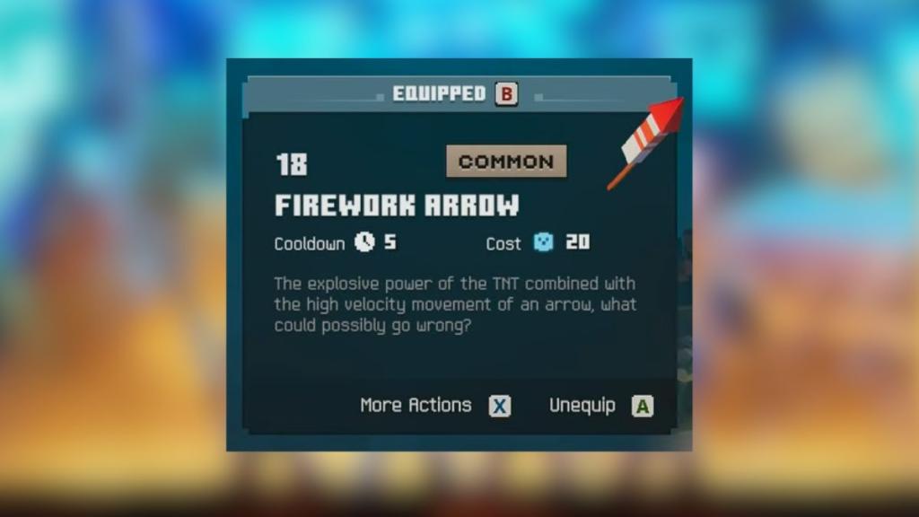 Firework Arrow Artifact in Minecraft dungeons 2