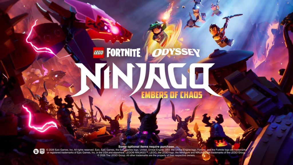 Fortnite 40.20 Update LEGO Fortnite NINJAGO Embers of Chaos