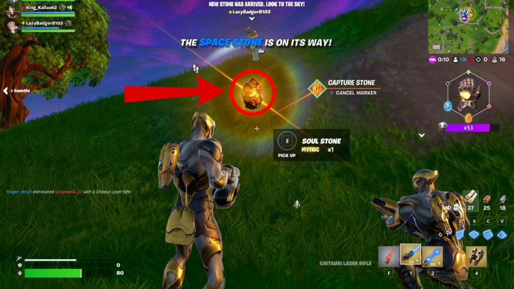 Fortnite Become Thanos