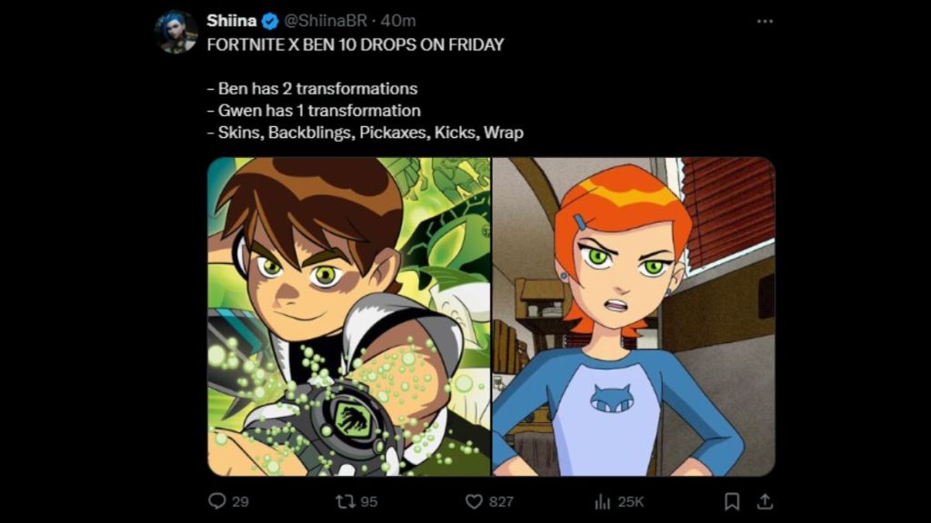 Ben 10 Fortnite Leaks