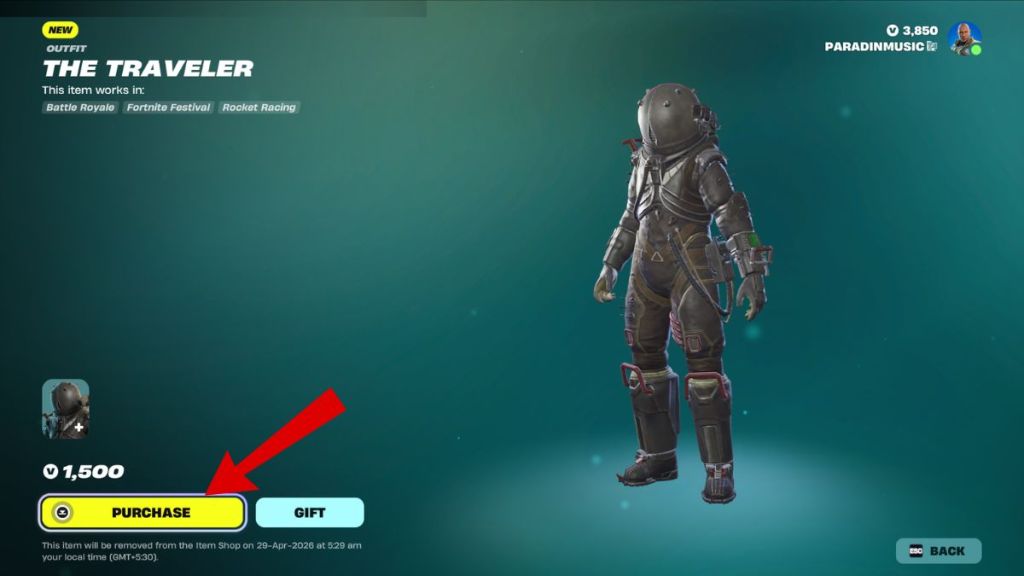 Fortnite Cronos El Nuevo Amanecer La Tienda De Artículos Del Viajero