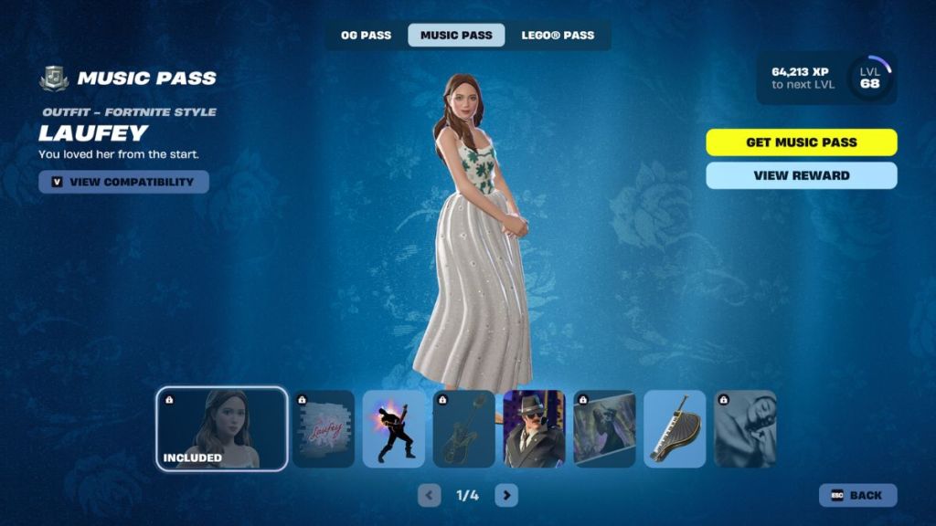 Fortnite Festival Laufey Skin