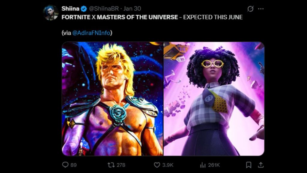 Fortnite Masters of the Universe Collab