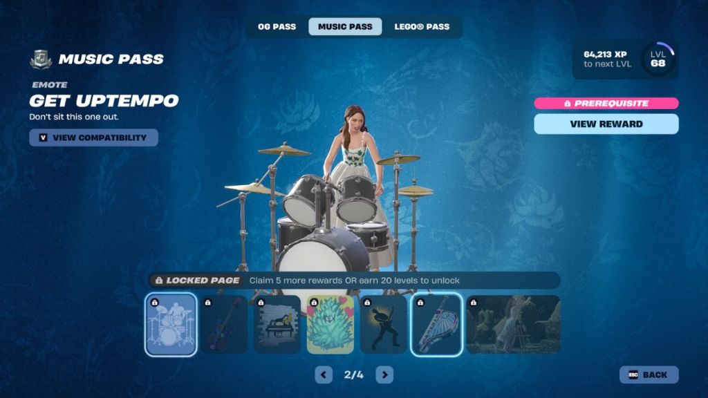 Fortnite Music Pass April 2026