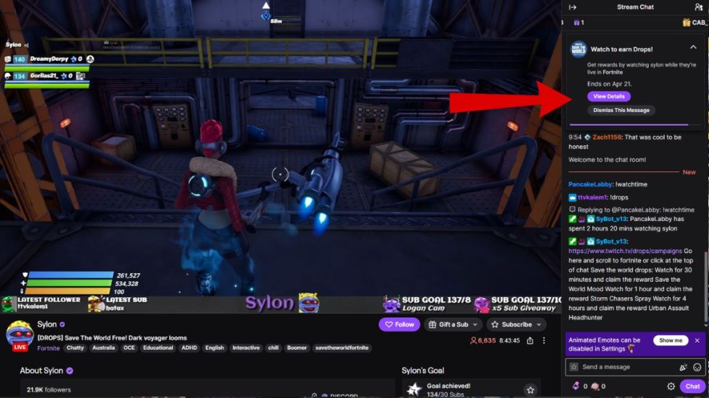 Fortnite Save the World Twitch Drops How to Get 5