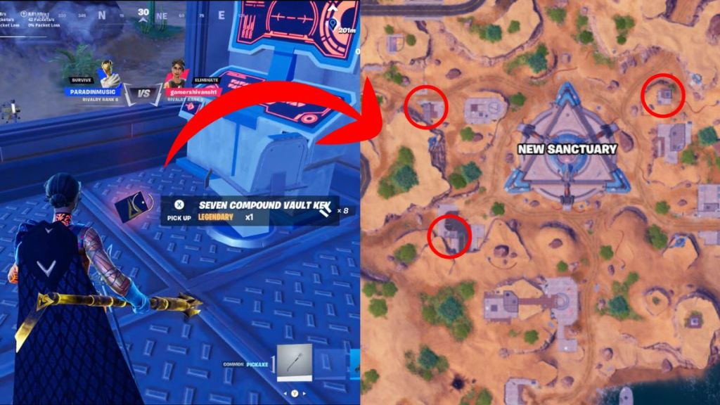 Fortnite Seven Compound Vault Key Card