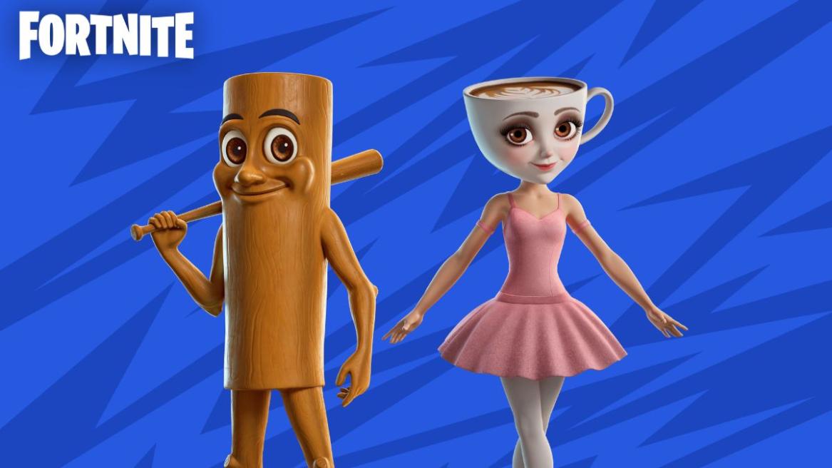 Fortnite Tung Tung Tung Sahur and Ballerina Cappuccina Skins