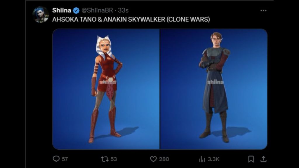 Fortnite Update 40.30 Clone Wars Skins