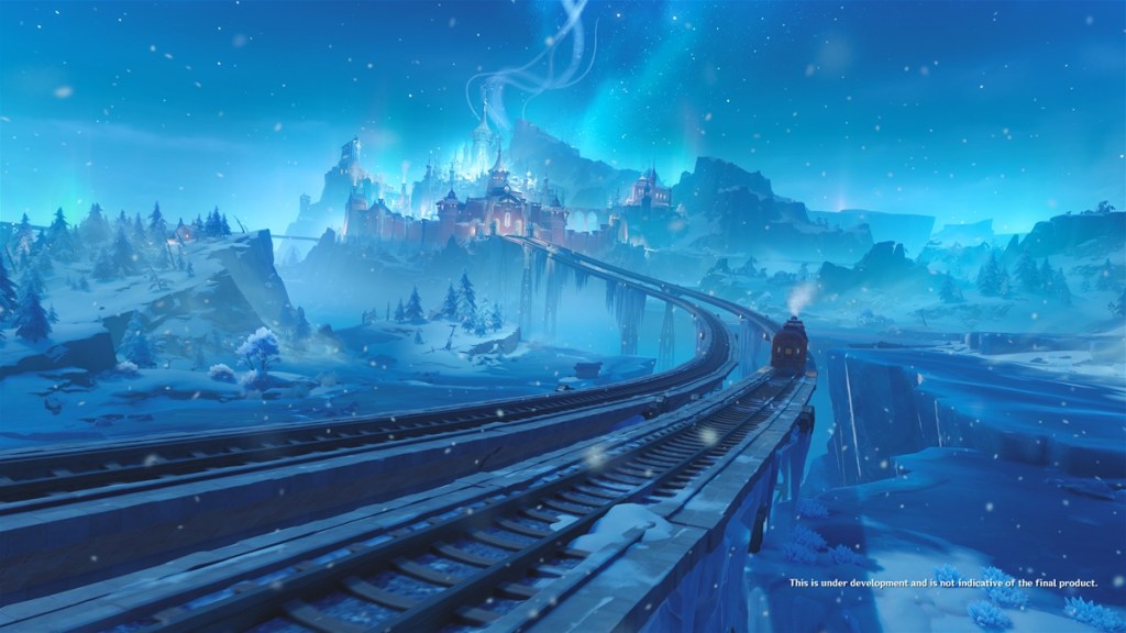 Genshin Impact Snezhnaya Landscape 1