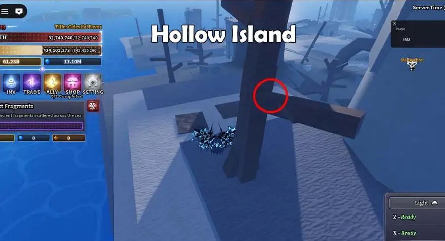 Hollow Island fragment 2