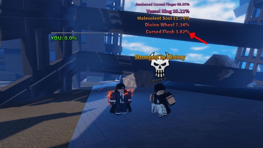 Cómo obtener la carne maldita en Sailor Piece