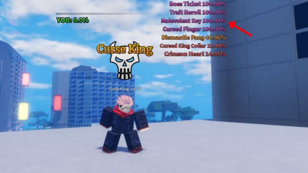 How to Obtain the Malevolent Key in Sailor Piece Cursed King