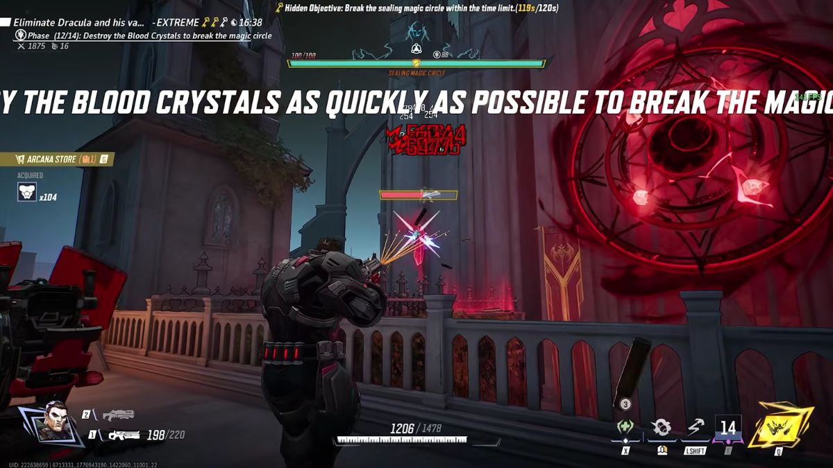 Destruyendo cristal de sangre en Marvel Rivals Blood Hunt