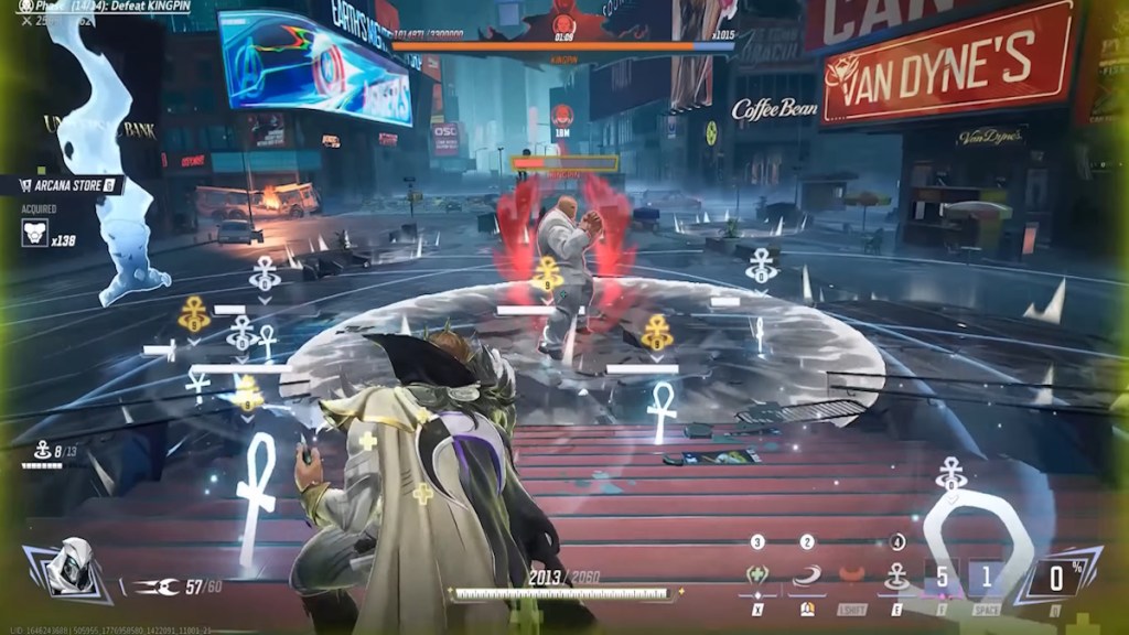 Kingpin Ground Slam attack in Marvel Rivals