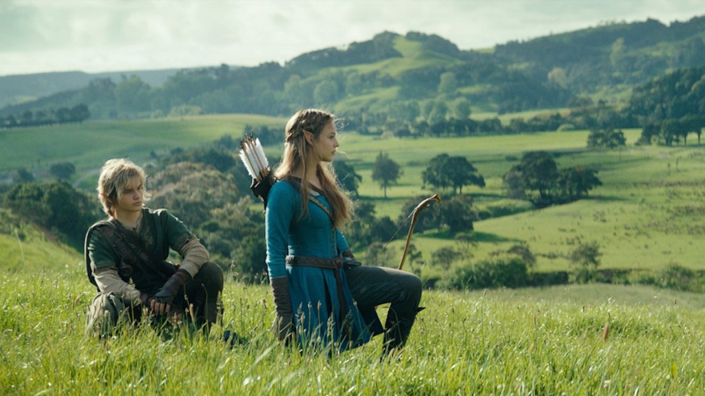 Link and Princess Zelda in The Legend of Zelda movie