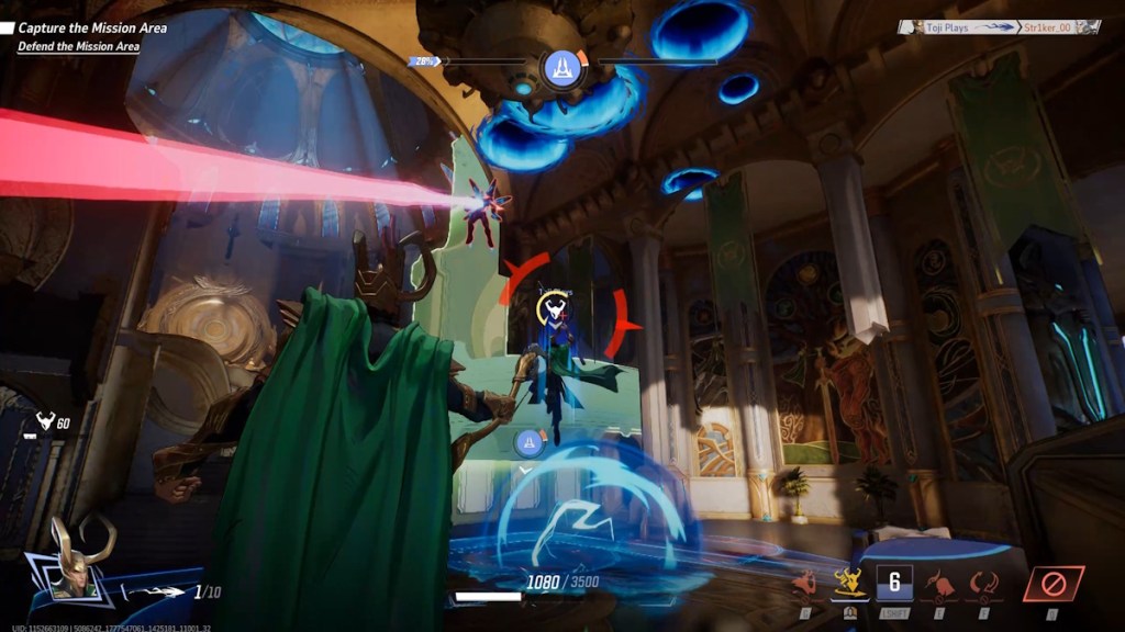 Loki's Illusion bombardment in Marvel Rivals