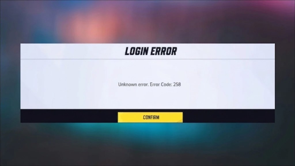 Marvel Rivals Error Code 258