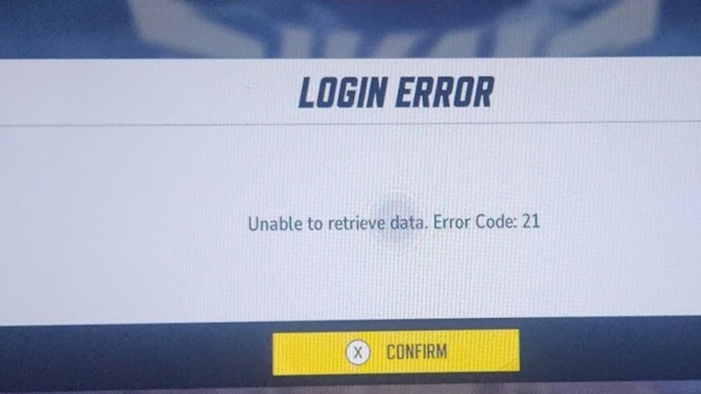 Marvel Rivals 错误代码 21