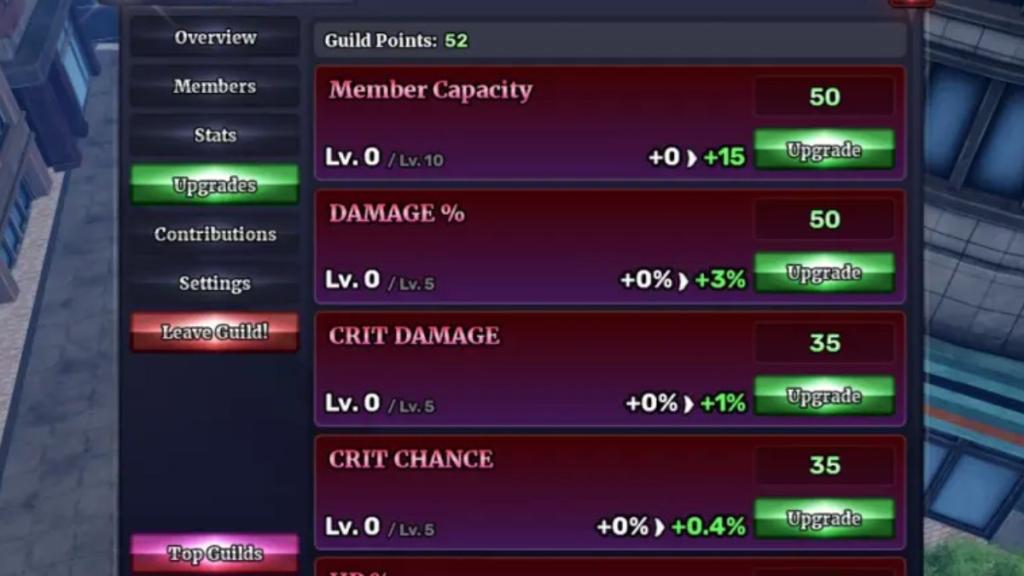 Max Guild Stats Sailor Piece