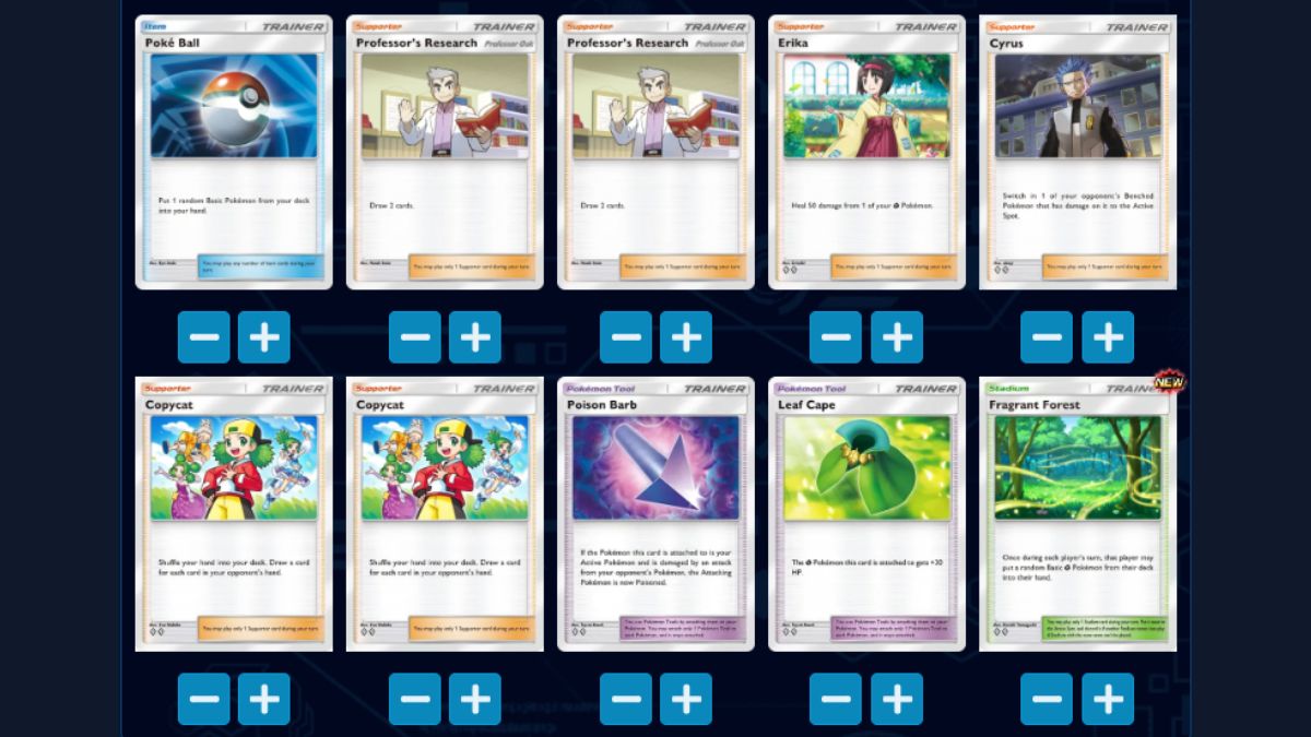 Lista de tarjetas Mega Sceptile EX