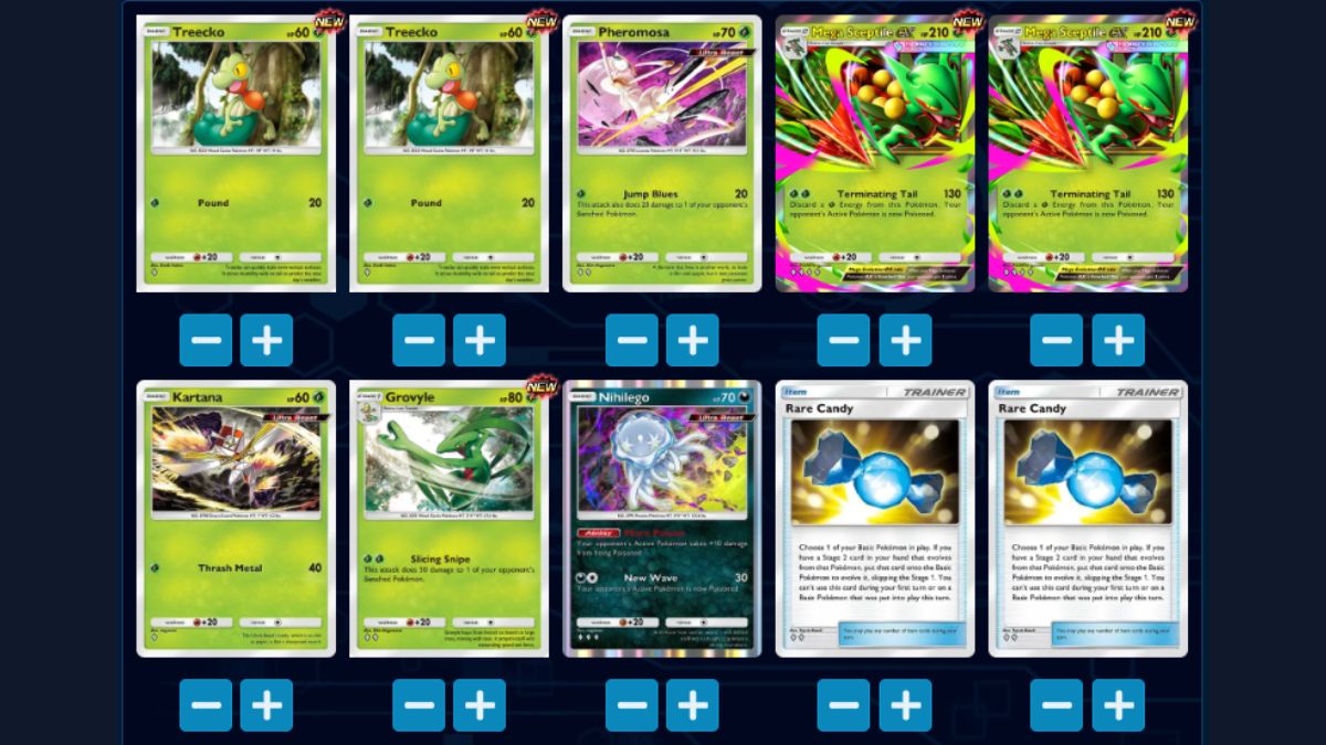 Best Pokemon TCG Pocket Mega Sceptile EX Deck | Beebom Best Pokemon TCG Pocket Mega Sceptile EX Deck | Beebom