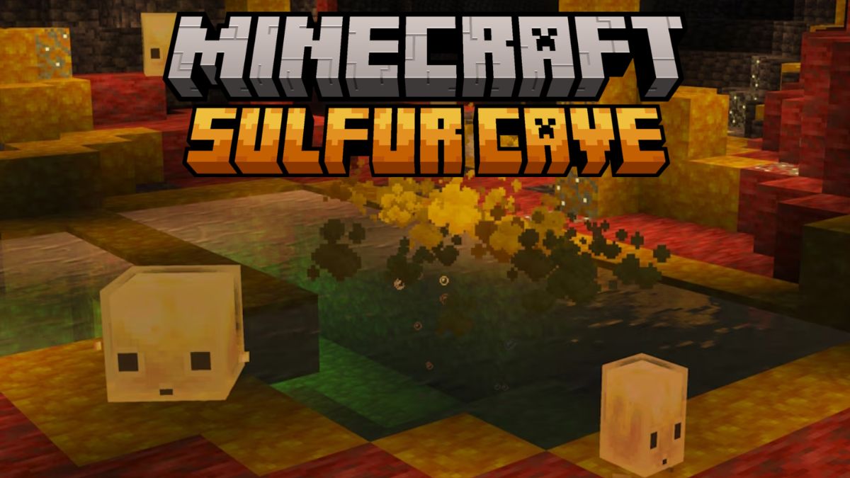 Minecraft Chaos Cubed Update Unveils New Sulfur Cave Biome