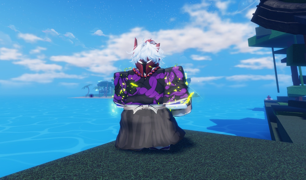 Moon Outfit equipped Sailor Piece