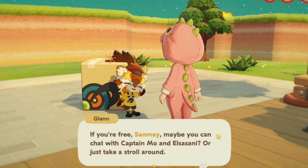 Neighbours blushing in Petit Planet